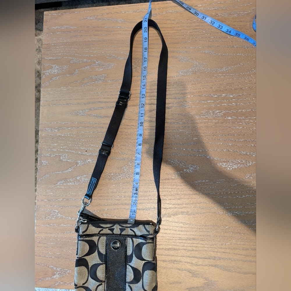 Coach signature crossbody messenger bag - Picture 4 of 5